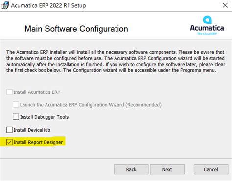 acumatica report designer|Installing and using the Acumatica Report Designer .